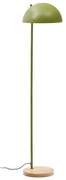 Zielono-naturalna lampa stojąca z metalowym kloszem (wysokość 150 cm) Catlar – Kave Home