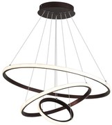 Lampa nowoczesna LED wisząca sufitowa pierścienie AT60-3KSL-BLACK