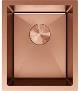 Mexen Trixo zlewozmywak stalowy 1-komorowy 370 x 440 mm, miedź - 6412371000-65