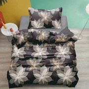 PrzytulneMieszkanie.pl PrzytulneMieszkanie.pl Pościel bawełniana VALEIRA brązowa Rozmiar pościeli: 70 x 90 cm | 140 x 200 cm