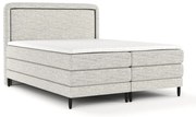 Jasnoszare łóżko boxspring 160x200 cm Dove – Maison de Rêve
