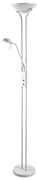 Brilagi - Lampa stojąca SCARLETT z ściemniaczem 1xR7s/230W/230V + 1xG9/40W biała