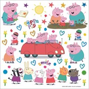 Dekoracja samoprzylepna Peppa Pig Car, 30 x 30 cm