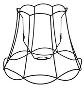 Metalowy klosz czarny 40/31 - Granny Frame Retro