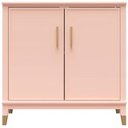 Różowa szafka 86x85x41 cm Westerleigh – CosmoLiving by Cosmopolitan