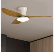 Brilagi-LED wentylator sufitowy 30W 230V 3000-6500K biały/brąz + DO