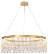 Aura Kryształowy Deszcz – luksusowy żyrandol LED ze zmienną barwą światła 3000–6000K