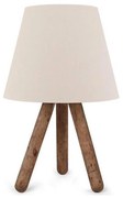 Lampa stołowa AYD 1xE27/60W/230V beżowa/brązowa