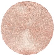 Mata stołowa w różowozłotym kolorze Tiseco Home Studio, ⌀ 38 cm