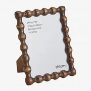 Ramka Na Zdjęcia Z Drewna Mango Tessaia Ciemny Drewniany Uchwyt & 15 X 20 Cm - Sklum