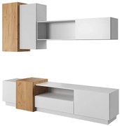 Biała meblościanka do salonu B0-Z96