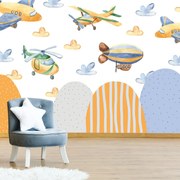 Fototapeta - Samoloty i śmigłowce (196x136 cm)