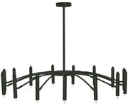 Lampa Sufitowa APP1196-15CP Czarna