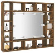 Toaletka na biurko z możliwością zawieszenia przydymiony dąb S7-D14