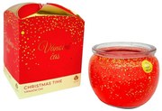 Świeczka aromatyczna w szklanym pojemniku ipudełku kwiatowym, Christmas time,  90 g