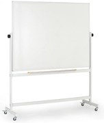 Mobilna tablica magnetyczna obrotowa, powierzchnia ceramiczna, 1500 x 1200 mm
