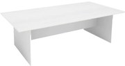 Stół konferencyjny do biura PRIMO WHITE, 240x120 cm, biały