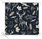 Poduszka na krzesło z domieszką bawełny Minimalist Cushion Covers Wild Forest, 42x42 cm