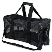 Czarna torba transportowa dla czworonoga 27x46,5 cm Trixie – Plaček Pet Products