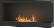 Kominek bioetanolowy Corner 900 Right SimpleFire do zabudowy z szybą