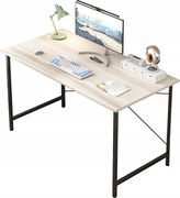 Biurko komputerowe industrialne stolik nowoczesny jasny dąb 120 cm