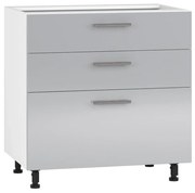 Szafka kuchenna stojąca 80 VENTO D3S-80/82 szary połysk HALMAR