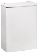 Kosz 19x26,5 cm stal nierdzewna/biały