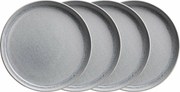 Mäser Zestaw 4 talerzy deserowych AQUATA – 21 cm, szary