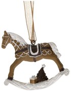 Ozdoba świąteczna z żywicy polimerowej Horse – Dakls