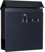 STILISTA Skrzynka na listy ścienna 37 x 36 x 9 cm, stal