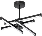 LED Żyrandol 4xLED/10W/230V 3000-6500K śr. 68 cm czarny