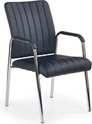 Krzesło do jadalni KIVI, 1 szt., czarne