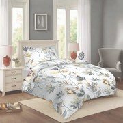 Biała bawełniana pościel jednoosobowa 140x200 cm Darina – Cotton House