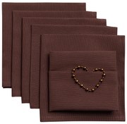 Komplet serwetek 6 szt. 42 x 42 Loneta 133-09