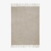 Koc 150x130 Cm Z Frędzlami Dorota Szarość Lodu - Sklum