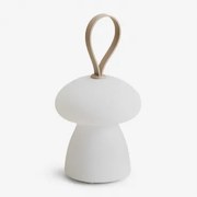 Bezprzewodowa Lampa Stołowa Led Na Zewnątrz Z Polietylenu Atilia Distressed White - Sklum