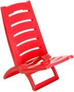 Krzesło czerowne ogrodowe C7-N42