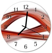 Zegar ścienny okrągły Abstrakcyjne linie
