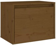 Sosnowa wisząca szafka nocna miodowy brąz R2-C84