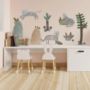 Naklejki na ścianę - Lamparty