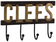 Drewniany wieszak ścienny na klucze – Antic Line