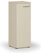 Szafa biurowa niska z drzwiami PRIMO WOOD, 400 x 420 x 1087 mm, brzoza