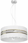 Lampa Wisząca, biała, okrągła ULTIMO WHITE 3xE27