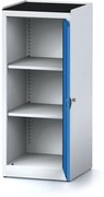 Alfa 3 Szafa warsztatowa MECHANIC, 1170 x 490 x 500 mm, 2 półki, niebieskie drzwi