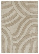 Beżowy dywan tkany ręcznie z włókien z reyklingu 160x230 cm Velvet – Flair Rugs