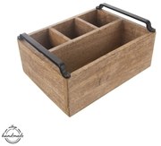 Orion Drewniany stojak na przyprawy Mango 25 x 18,5 x 12,5 cm