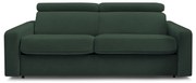 Ciemnozielona rozkładana sofa 215 cm Monaco – Bobochic Paris