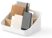 Biały plastikowy organizer łazienkowy Bellwood – Umbra