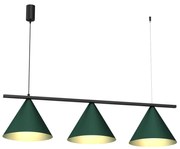 Lampa wisząca CAPITAL BLACK GREEN 3XGX53