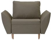 Fotel ALI z funkcją spania Brązowy